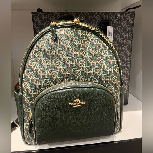 Coach Court Backpack With Coach Monogram Print CF344 - Picture 5 of 7